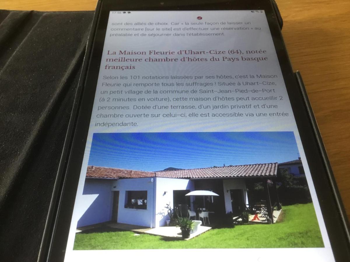 Maison Fleurie Uhart-Cize Exterior foto
